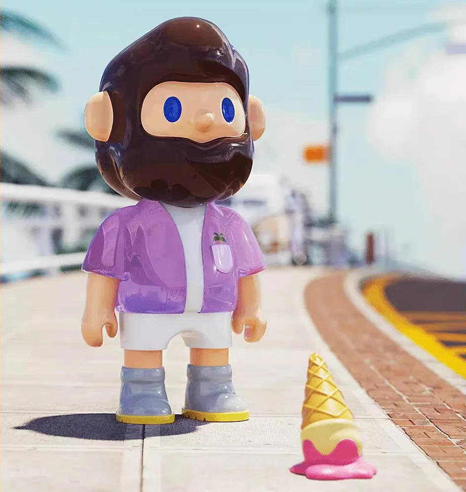 拆盒 第5代男友夏日bob海岛精选盲盒店铺榜男生版礼品公仔潮玩