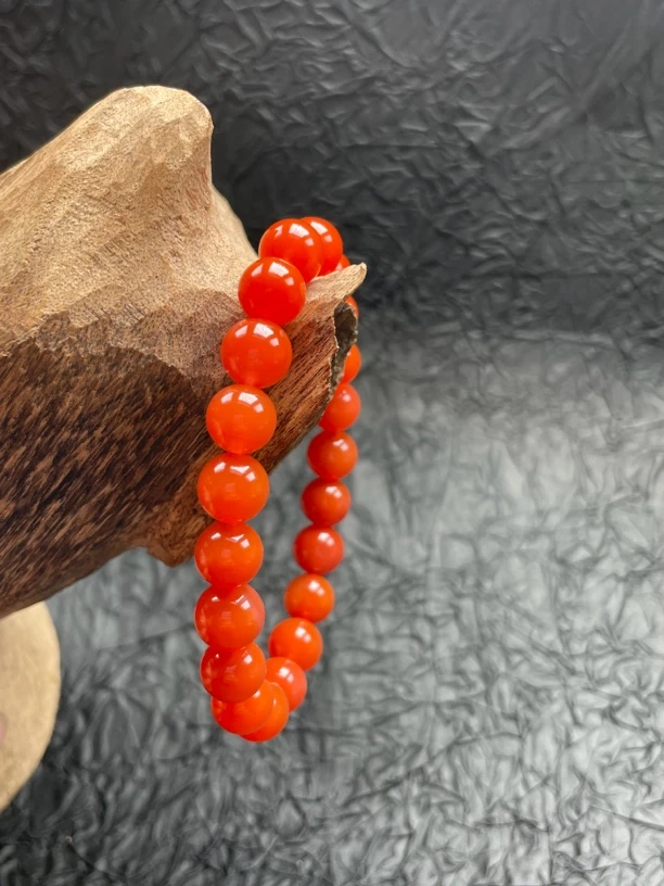 保山南红圆珠单圈