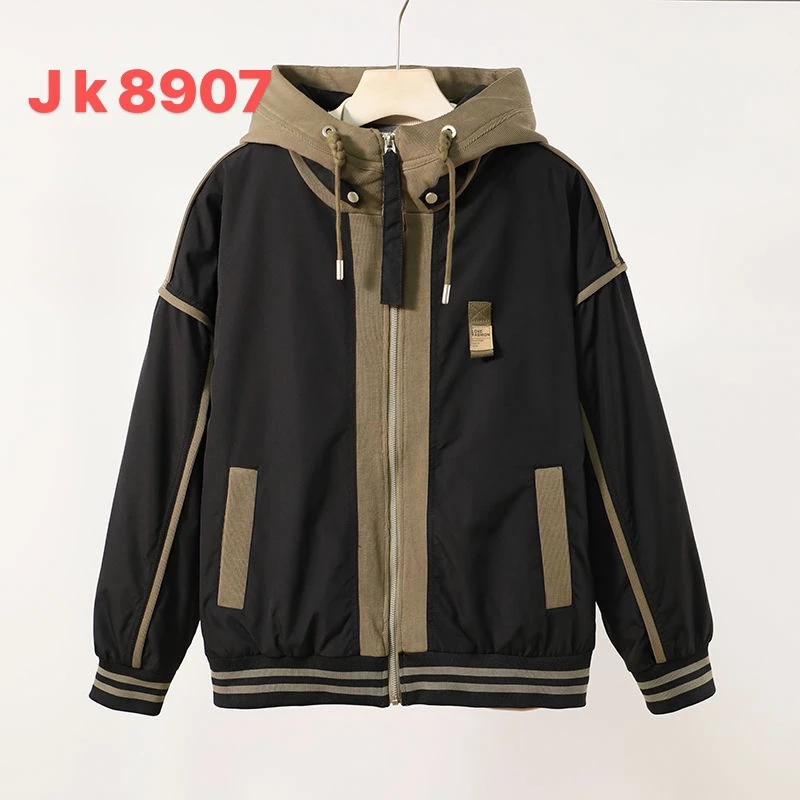 8907#新款男士防风休闲夹克外套时尚百搭春秋潮流