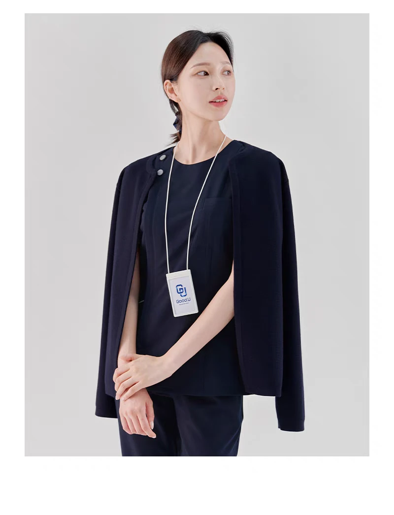 高档美容院医生护士开衫高档气质韩国整形医院同款开衫外套