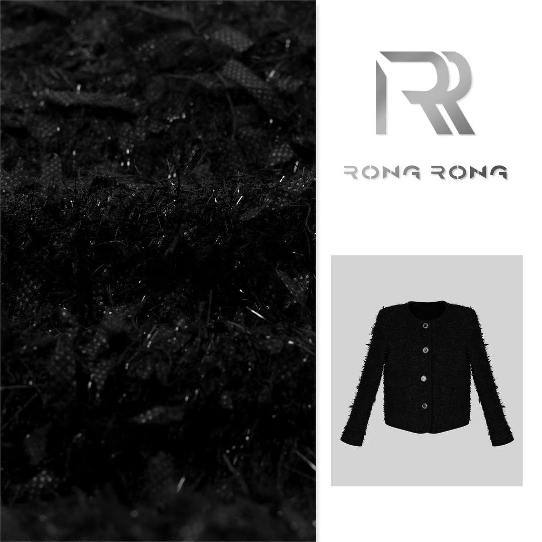 W【墨影绯叙】RONGRONG溶溶90白鹅绒小香风外套N235W132-10.22 W09