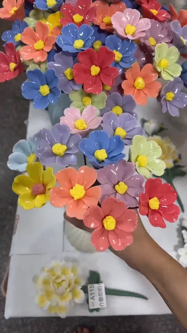 【闪购商品】陶瓷花-格桑花11枝