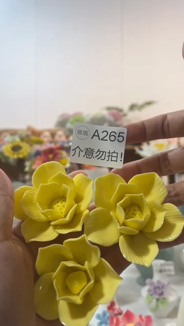 【闪购商品】陶瓷花-A265