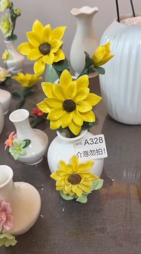 【闪购商品】陶瓷手捏花-A328