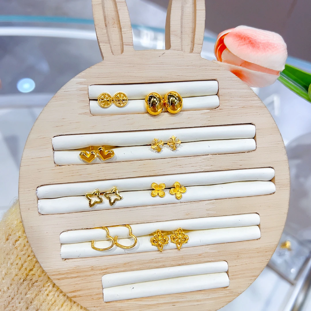 精品足金精美时尚耳饰00779