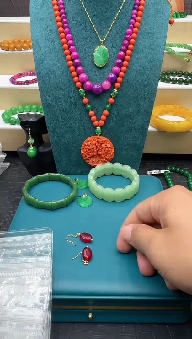 【闪购商品】碧玺耳饰14K金镶嵌165