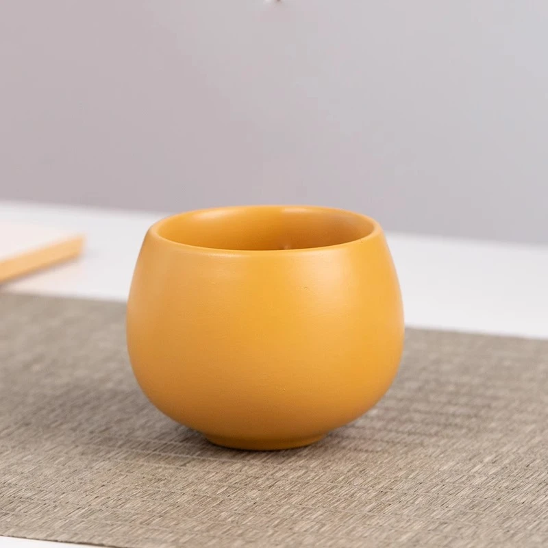 吴成志段泥紫砂禅定杯主人杯家用普洱茶专用茶具茶杯