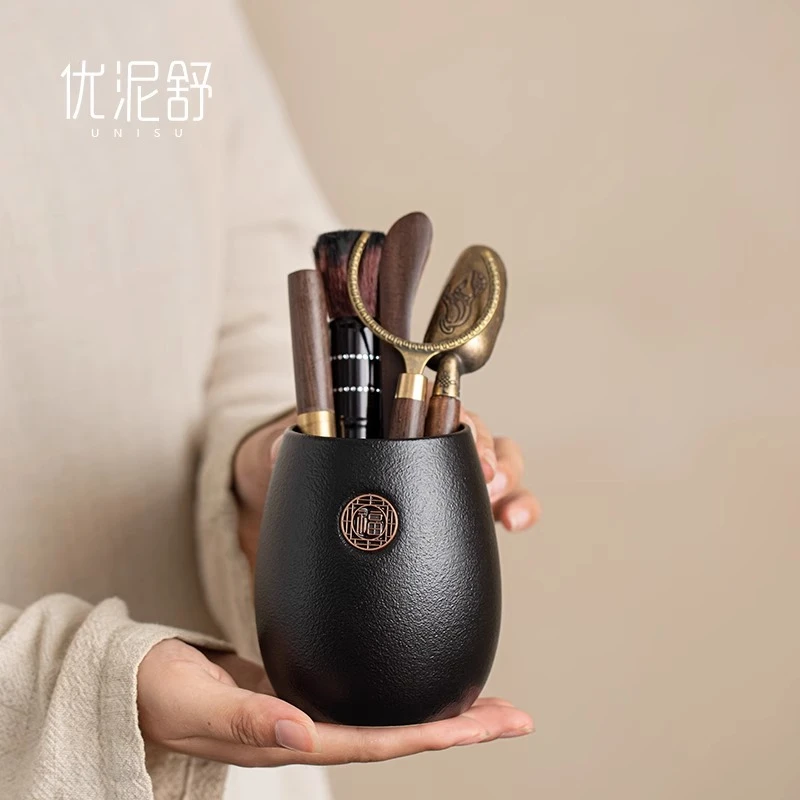 粗陶六君子家用茶道喝茶泡茶专用茶具配件茶艺下午茶套装器具