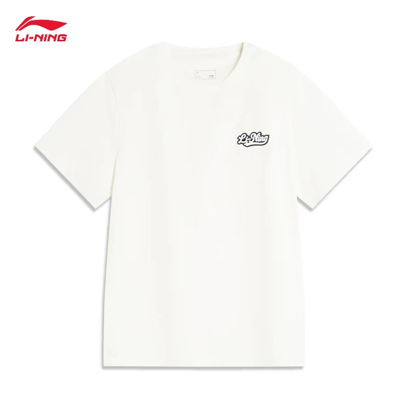 李宁运动生活系列都市轻运动系列女款短袖文化衫AHSU530-1