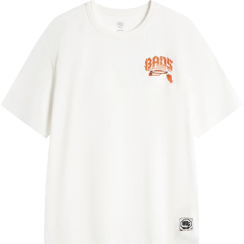 LI-NING/李宁篮球系列反伍场下系列男款圆领短袖文化衫AHSU157-1