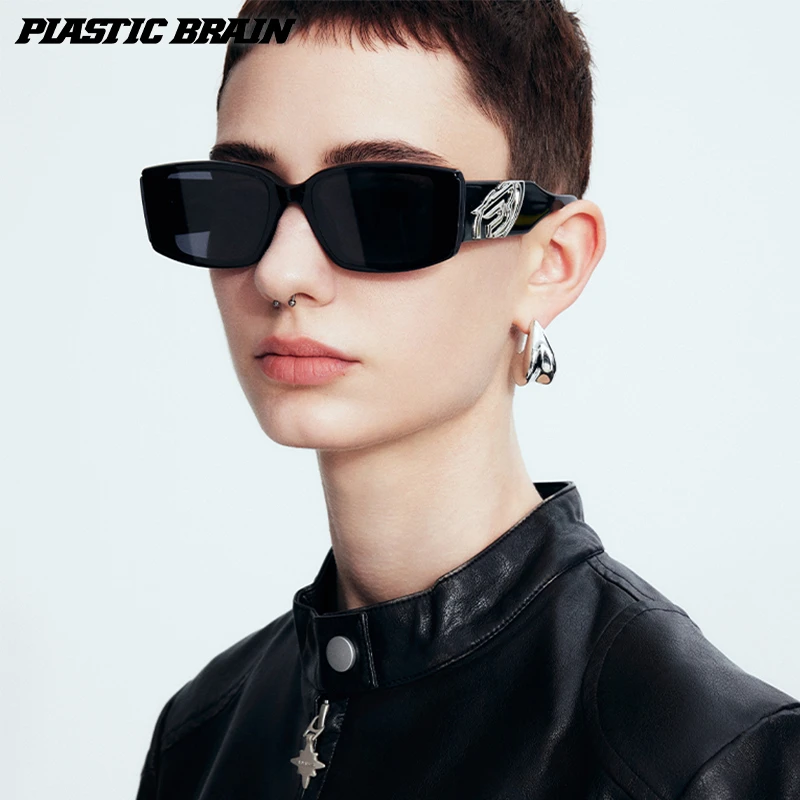 【赵一博/鹭卓同款】PLASTICBRAIN高级感猫眼太阳镜防紫外线墨镜