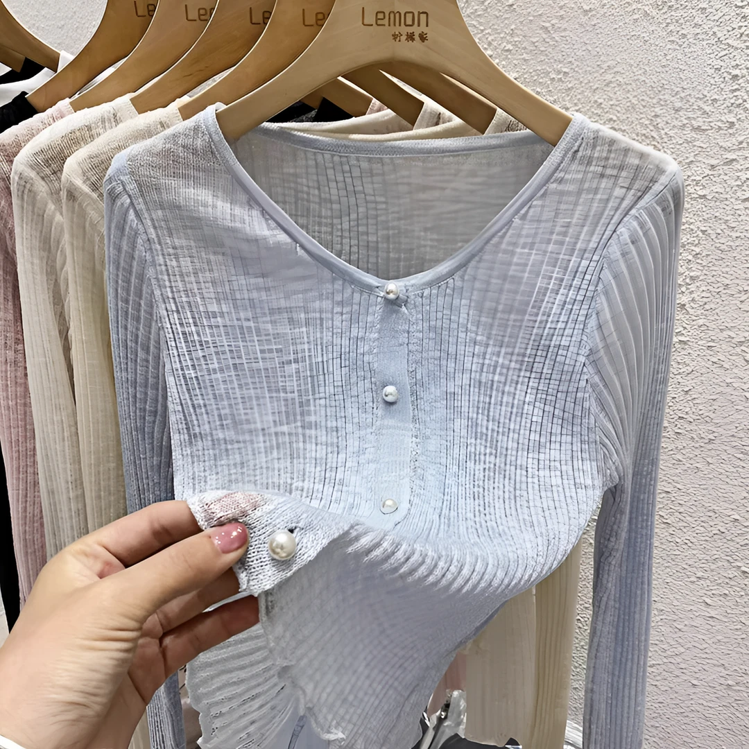 夏季配吊带裙披肩女防晒开衫短款外搭薄款空调衫圆领长袖针织外套