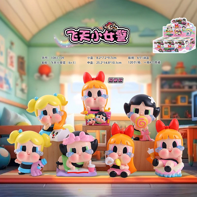 飞天小警花潮玩M盒小摆件创意DIY饰品卧室桌面装饰车载中控微景观