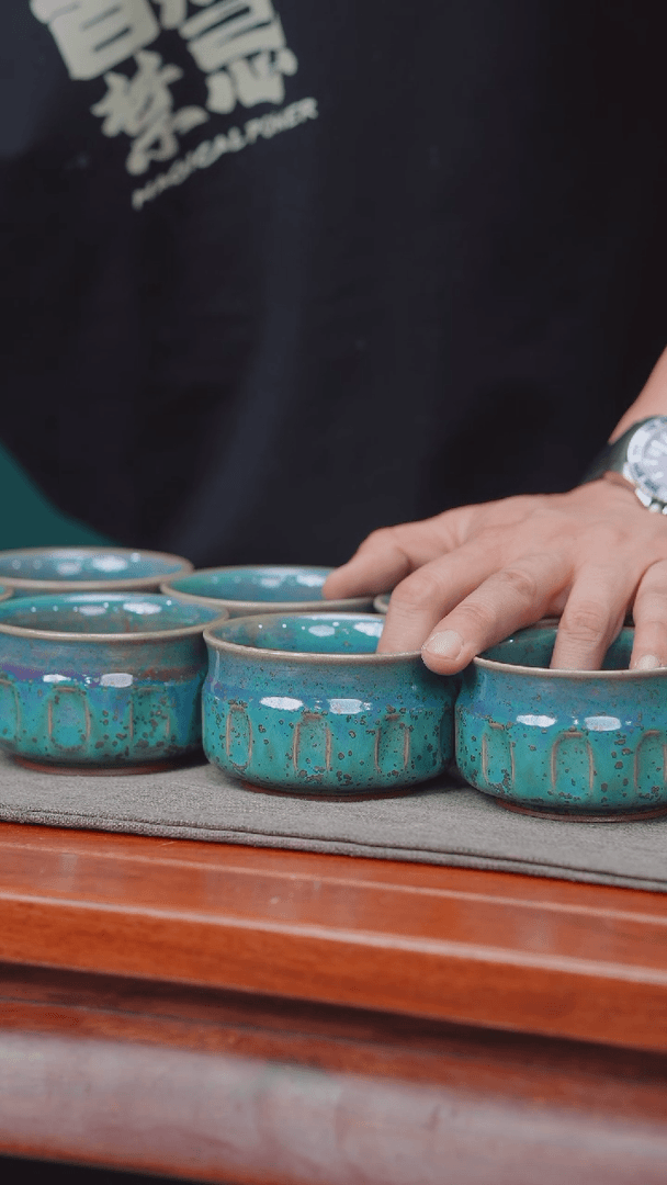 【闪购商品】瓷杯127-10御贡十全（窑变随机）