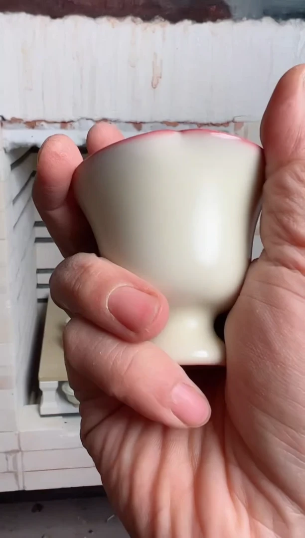 【闪购商品】杯166-6粉花口