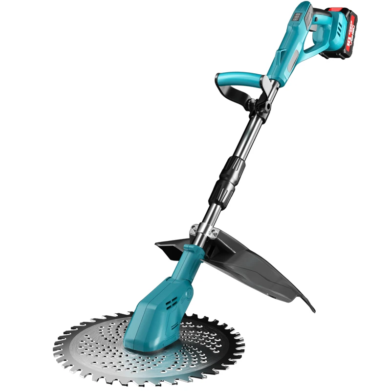 新款加强版锂电割草机清理杂草方便携带无需插电无需加油