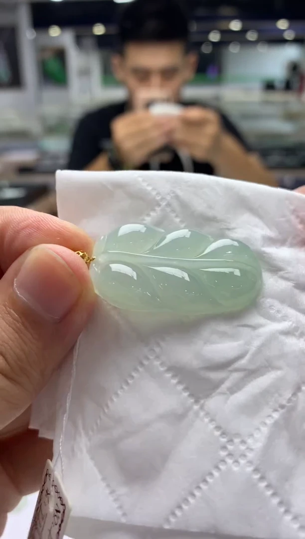 【闪购商品】翡翠颈饰18K金镶嵌孤品