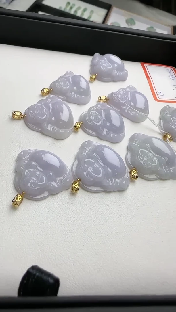 【闪购商品】翡翠颈饰18K金镶嵌多样性发其一