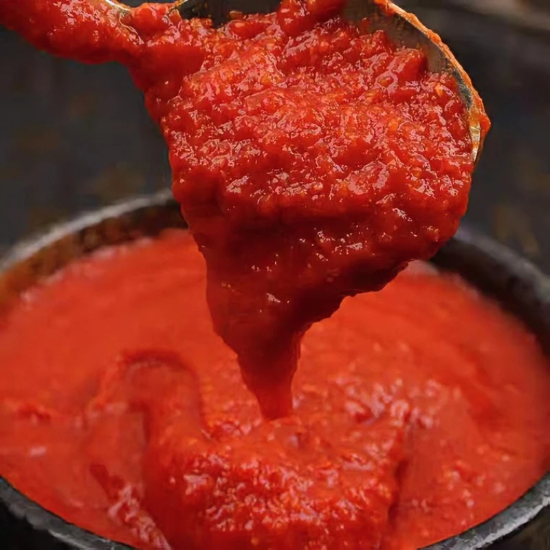 家乡的味道纯手工石磨辣椒酱安徽特产510g下饭菜辣椒糊拌饭酱