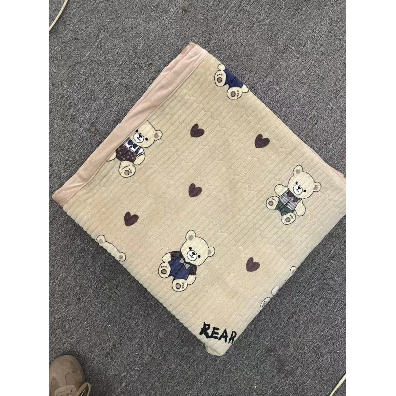 【泰迪宝贝】230*250cm 牛奶绒云柔毯加厚床盖
