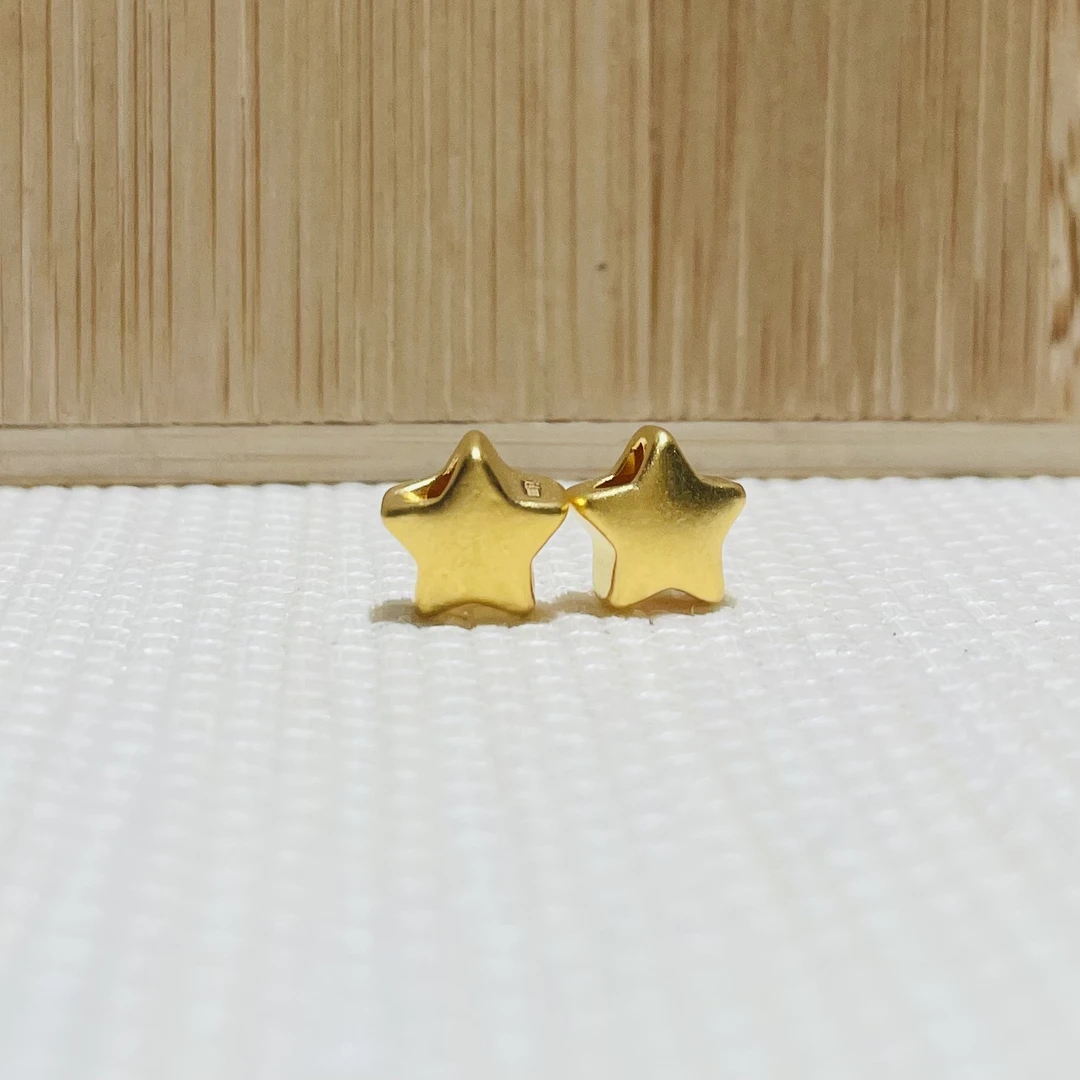 足金五角星配件（两个起拍）