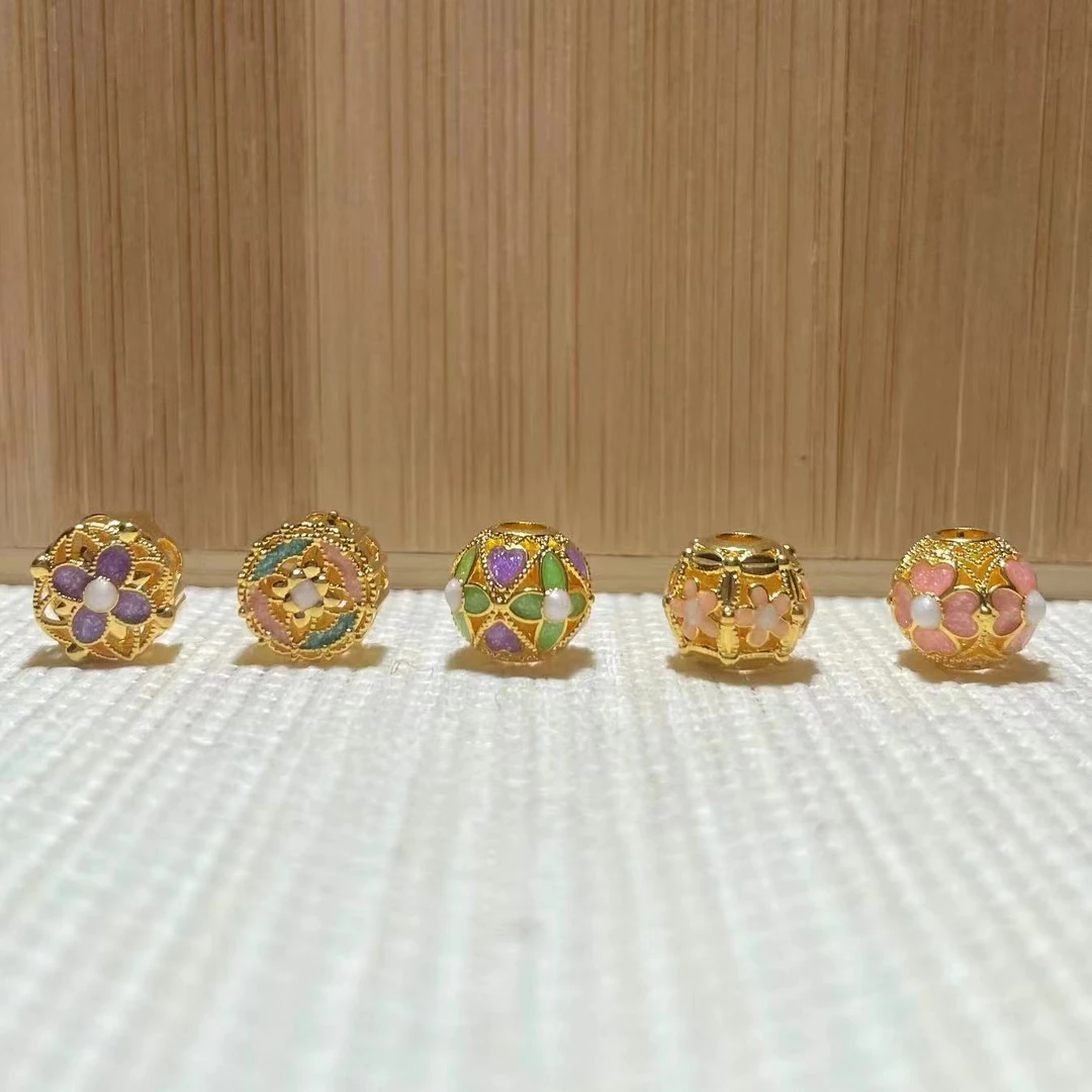 足金烤漆花丝珠配件 系列