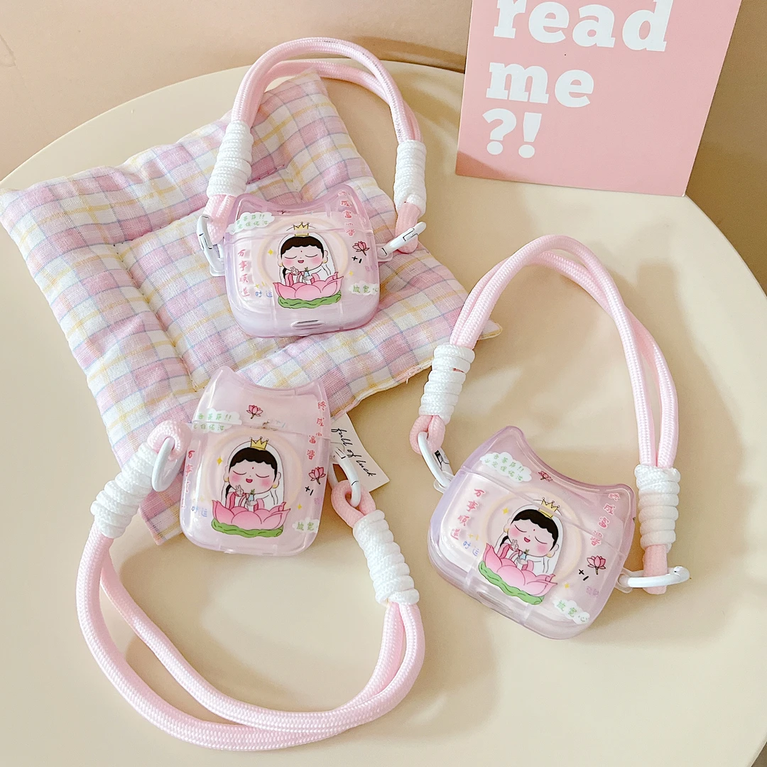 观音菩萨包包适用AirPods1/2代保护壳Pro2苹果三代蓝牙耳机套四五