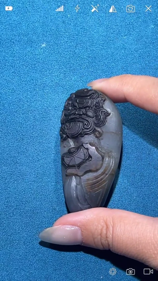 【闪购商品】和田玉XY未镶嵌钟馗  吊坠/手把