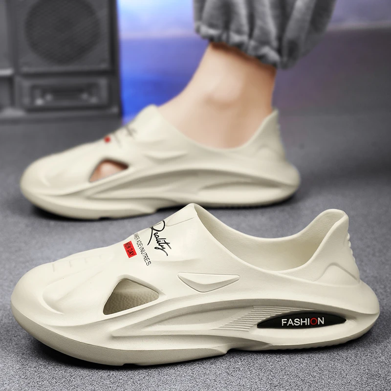 卡骆驰/Crocs洞洞鞋男款夏季外穿防滑防臭运动踩屎感包头拖鞋户外