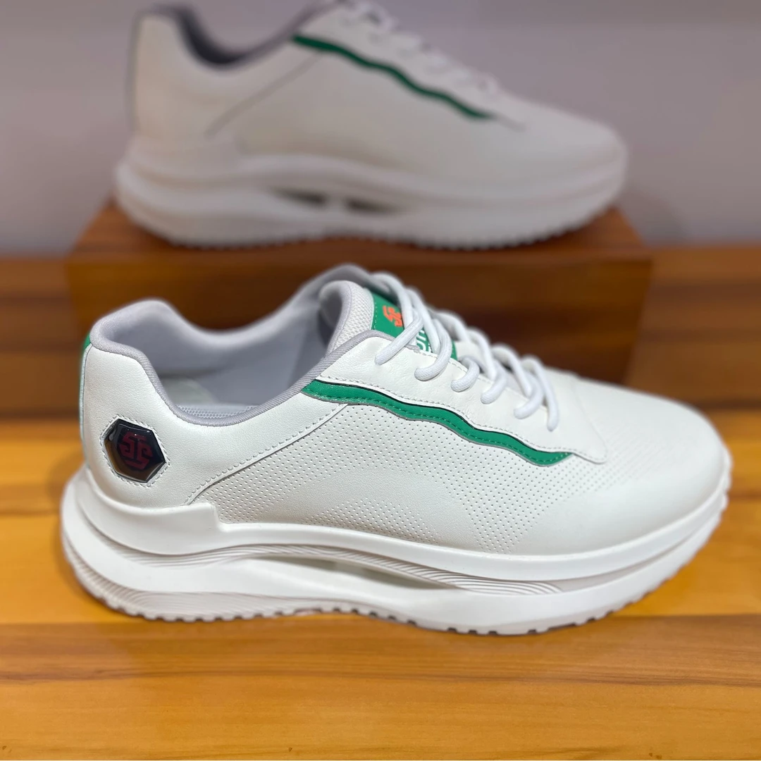 欧度男士休闲鞋白色透气春夏