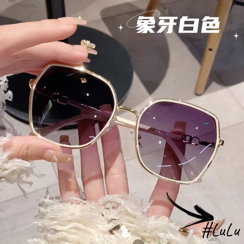 太阳眼镜太阳镜遮阳防晒紫外线百搭时尚高级大框方框显瘦夏季潮流