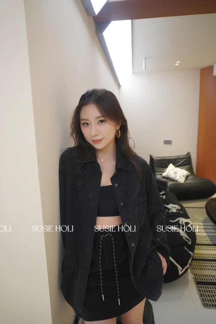 Susiestyle 原单满天星牛仔外套