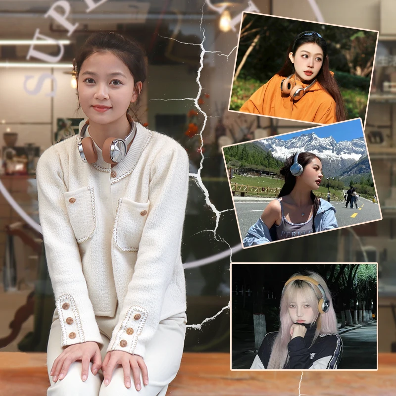 高颜值服饰穿搭网红蓝牙游戏神器便携头戴式蓝牙耳机推荐