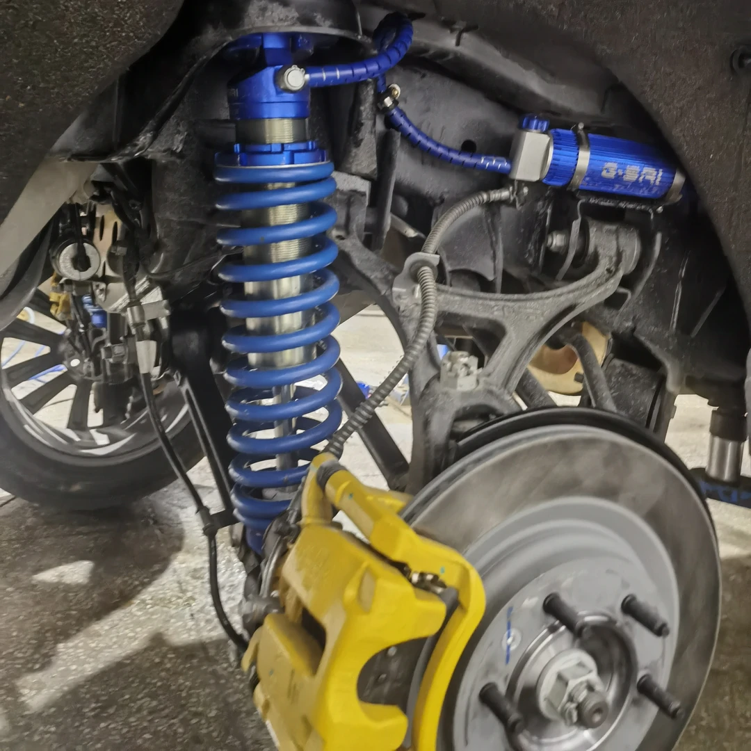 北京BJ60专车专用绞牙氮气避震软硬可调三鼎改装携捷赛减震厂出品