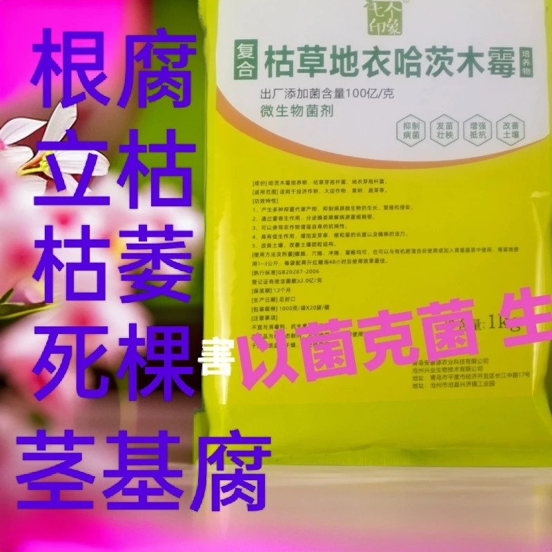 三菌合一哈茨木霉菌防根腐土传灰霉霜霉线虫专用