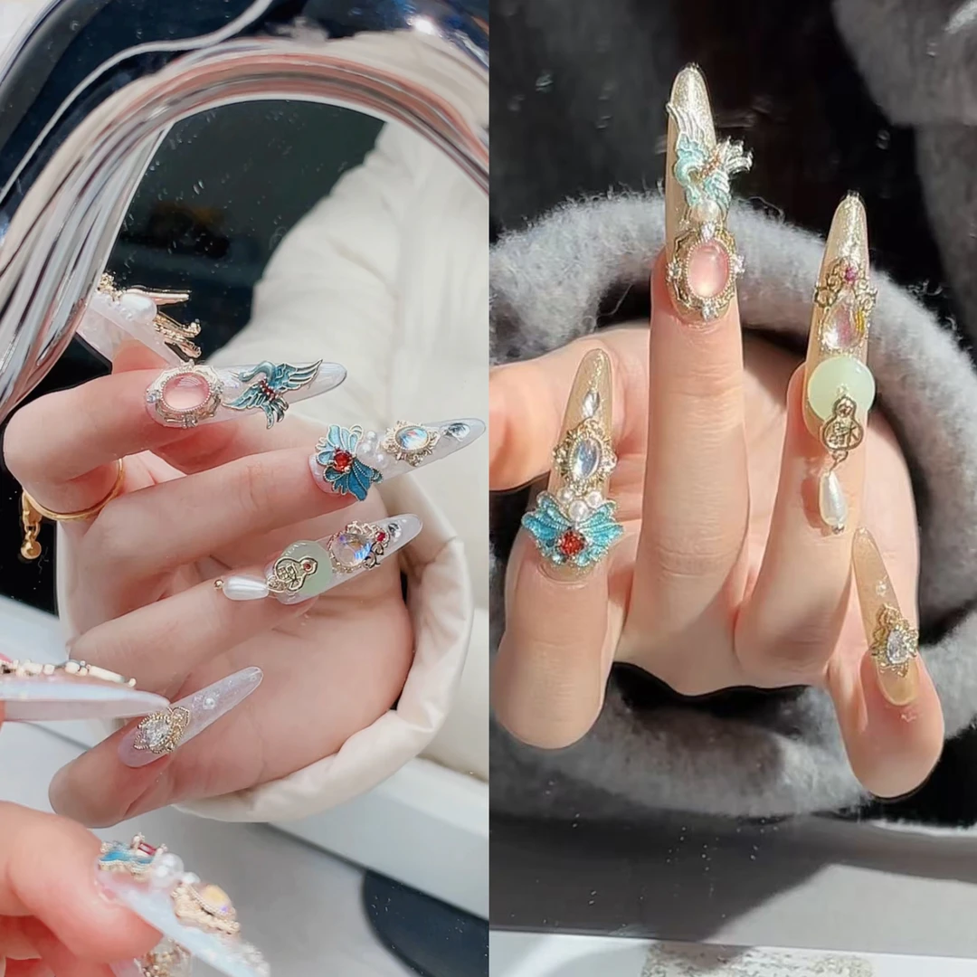 【宠粉浮力】古风掐丝珐琅重工轻奢穿戴甲