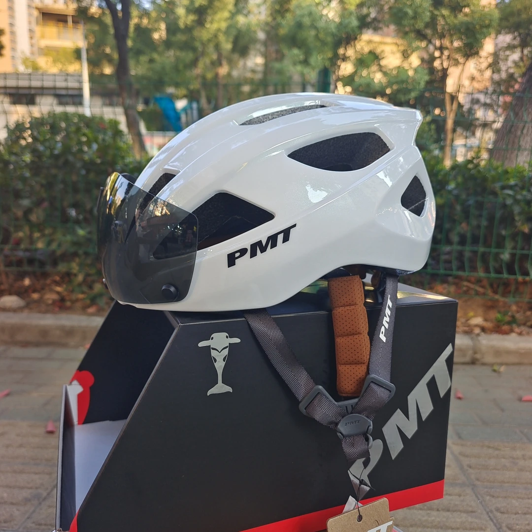 PMT骑行头盔MIDUO2.0款，带护目风镜