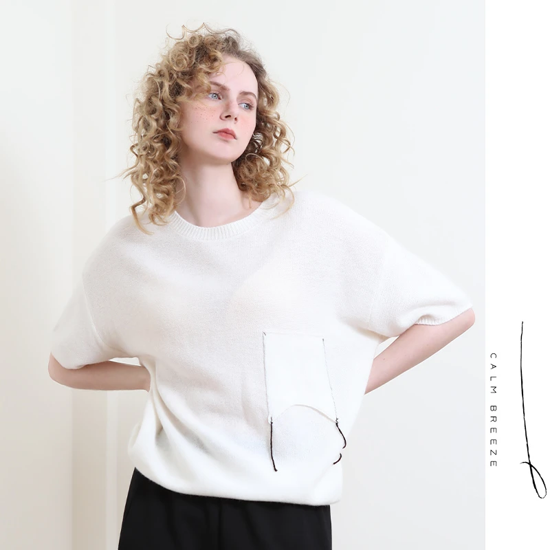 Jane express/简表达24年秋新针织毛衫休闲女士百搭羊毛衫QMS4005