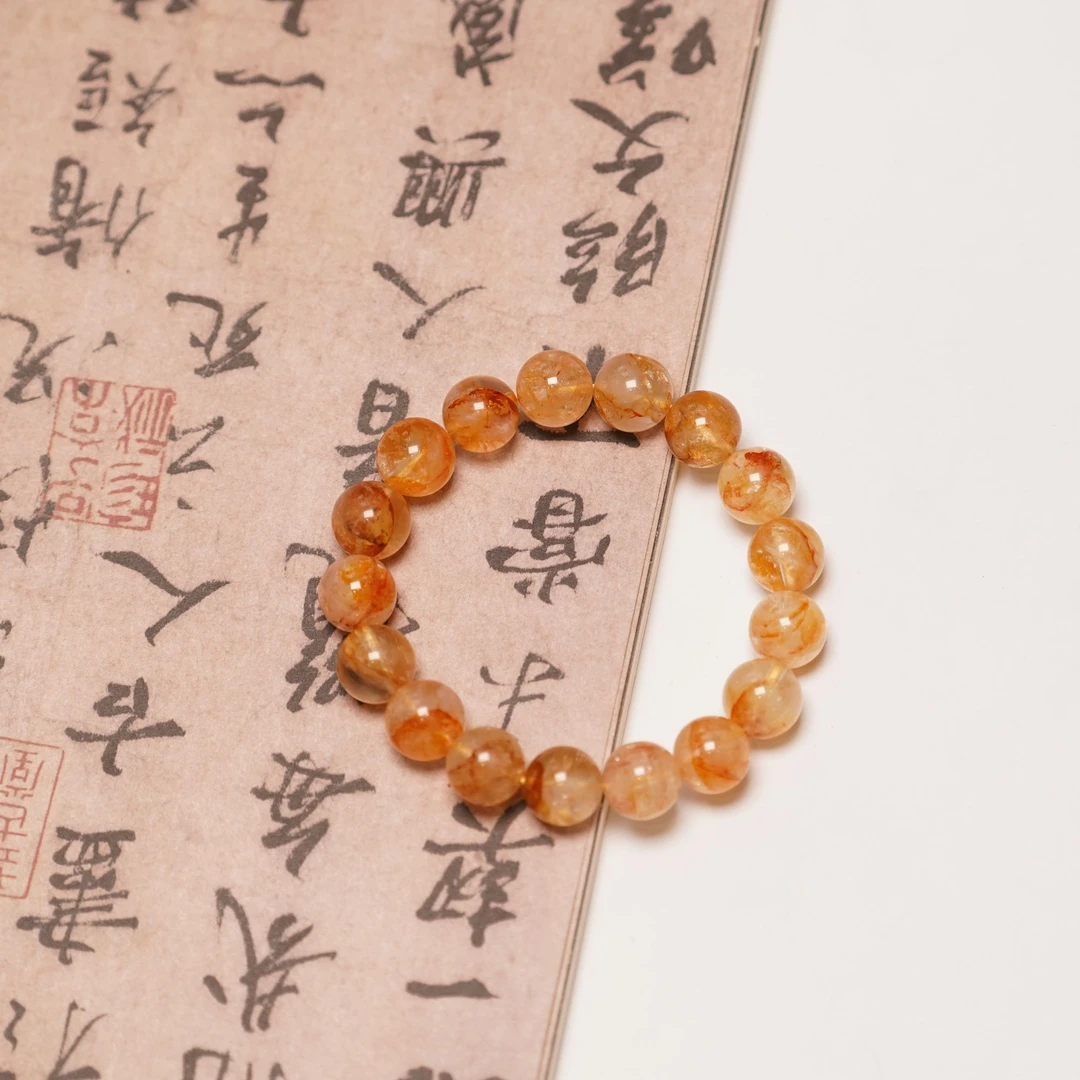 ZC10A114001黄晶单圈手串（多样性发货）