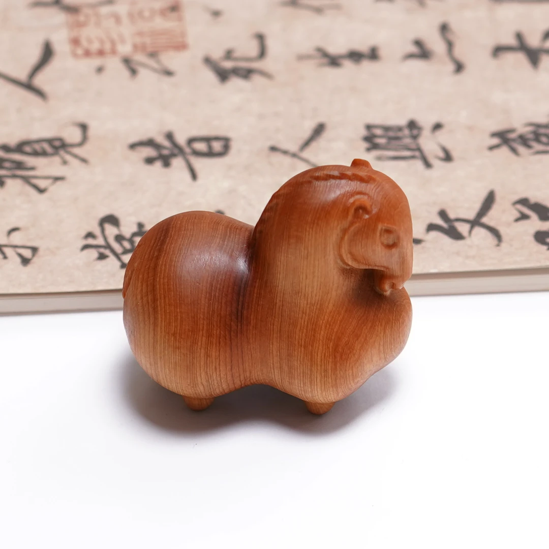 崖柏摆件马到功成ZC10A2302