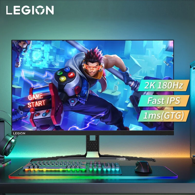 Lenovo/联想27英寸 2K180Hz高清HDR400电脑游戏电竞显示器Y27Q-30