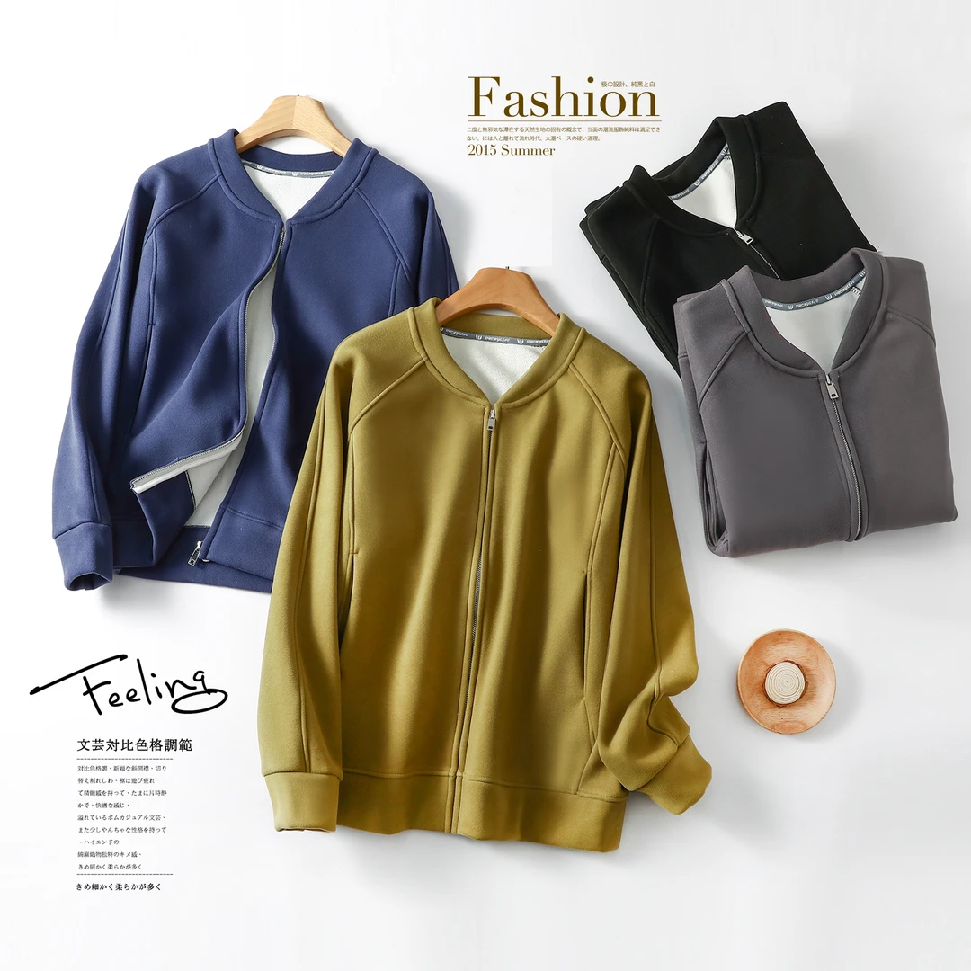 线下599！防风保暖！女士通勤夹克外套秋冬百搭棒球服