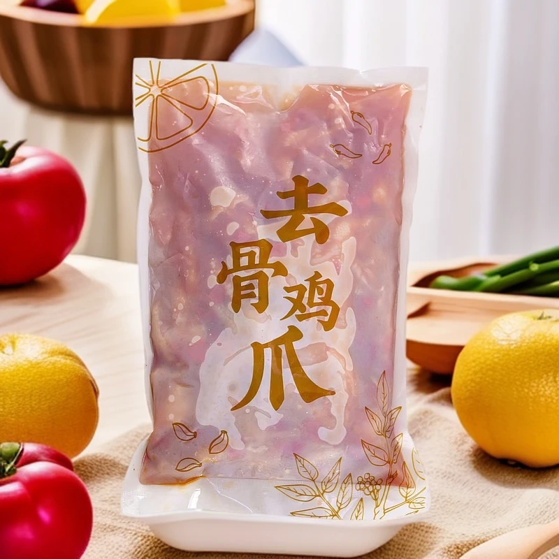 【10kg】盛师傅蒜香手工去骨凤爪10kg(1kg/袋*10袋)