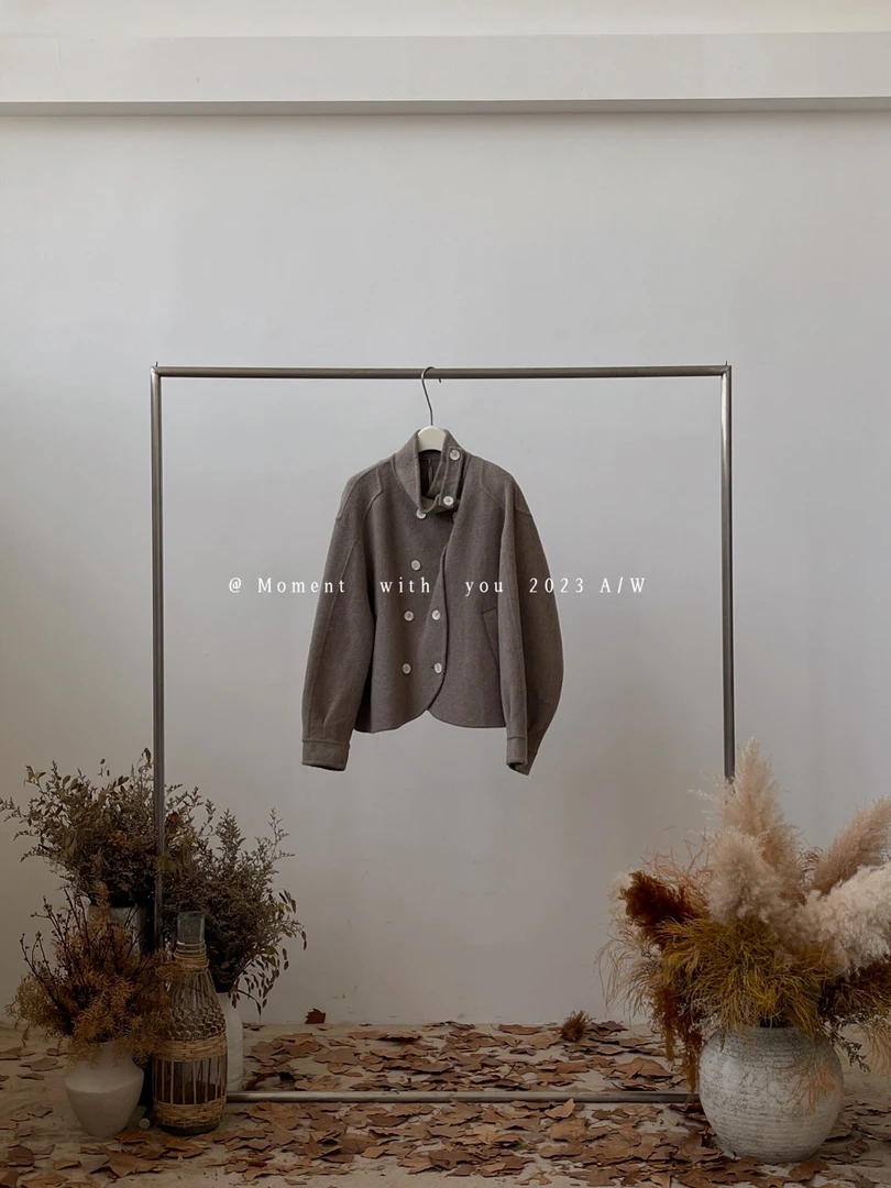 【高高专属清】双面呢外套 3m785