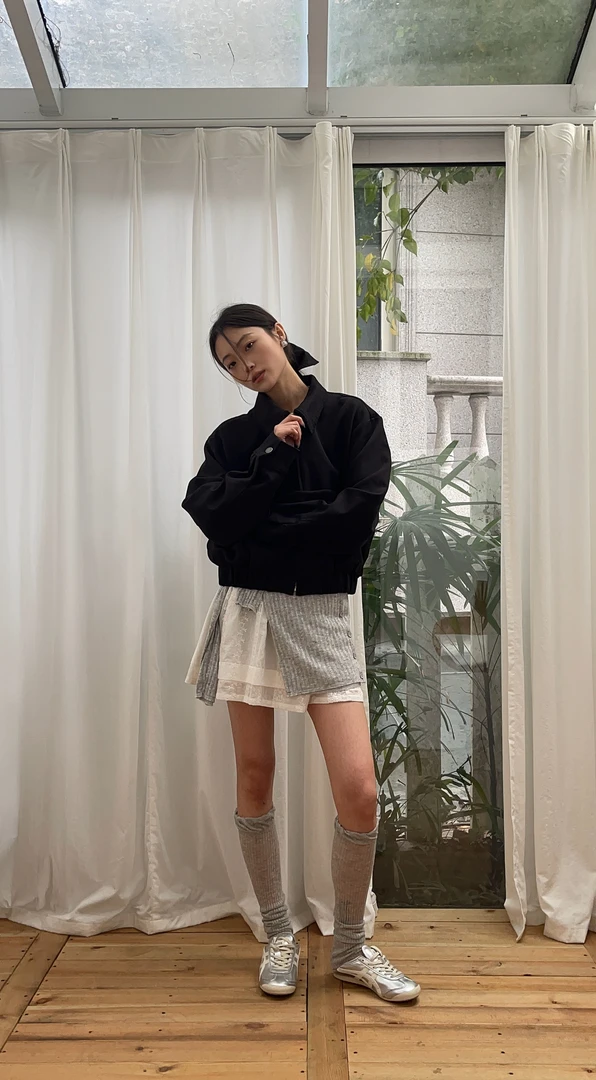 【高高专属清】提花刺绣半身裙 24003