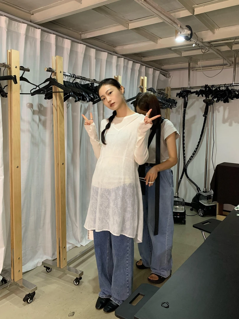 【爆款返场】韩女叠穿神器蕾丝碎花本命裙 66158