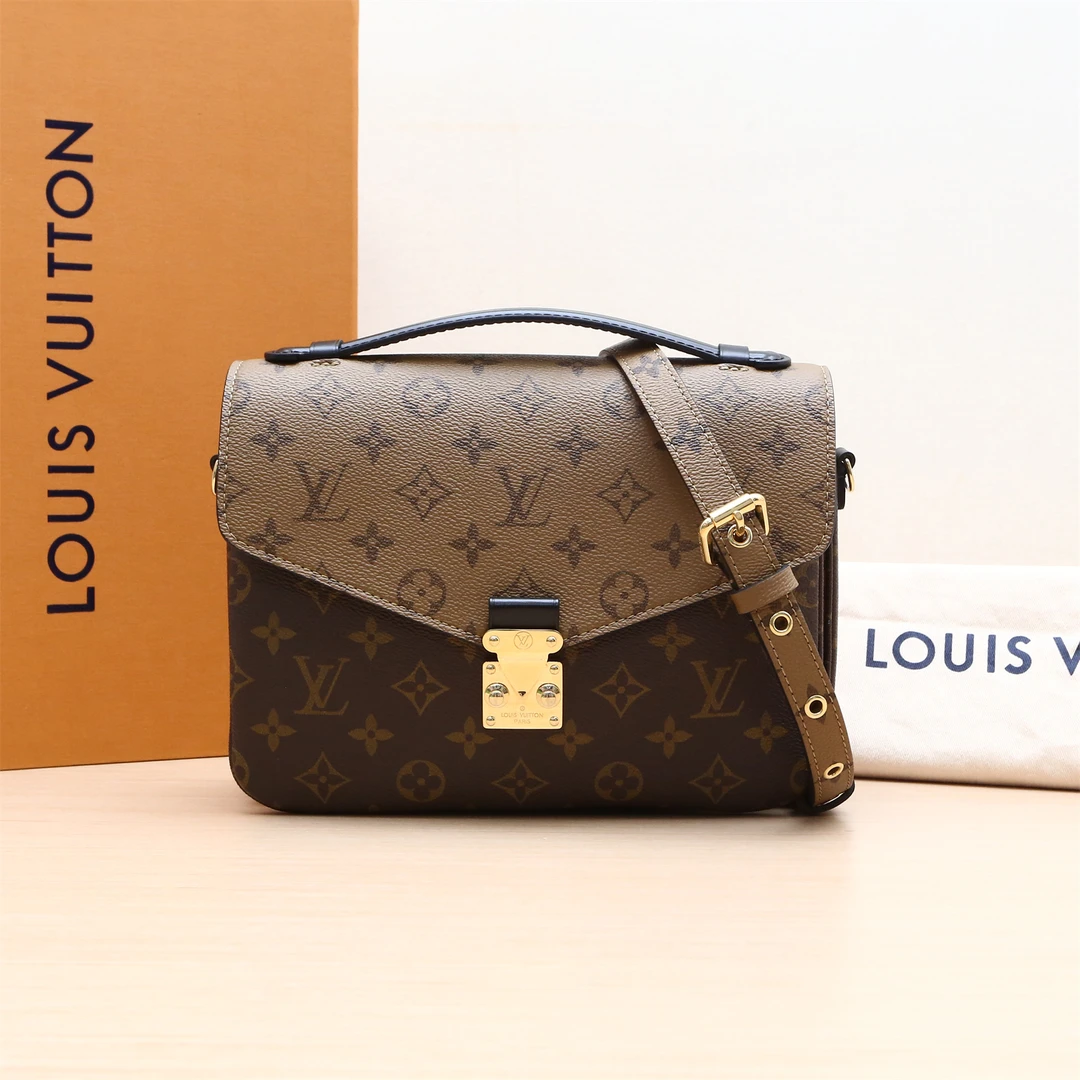 99新 LouisVuitton/路易威登 小花姑姑P234347030 邮差包 拼色
