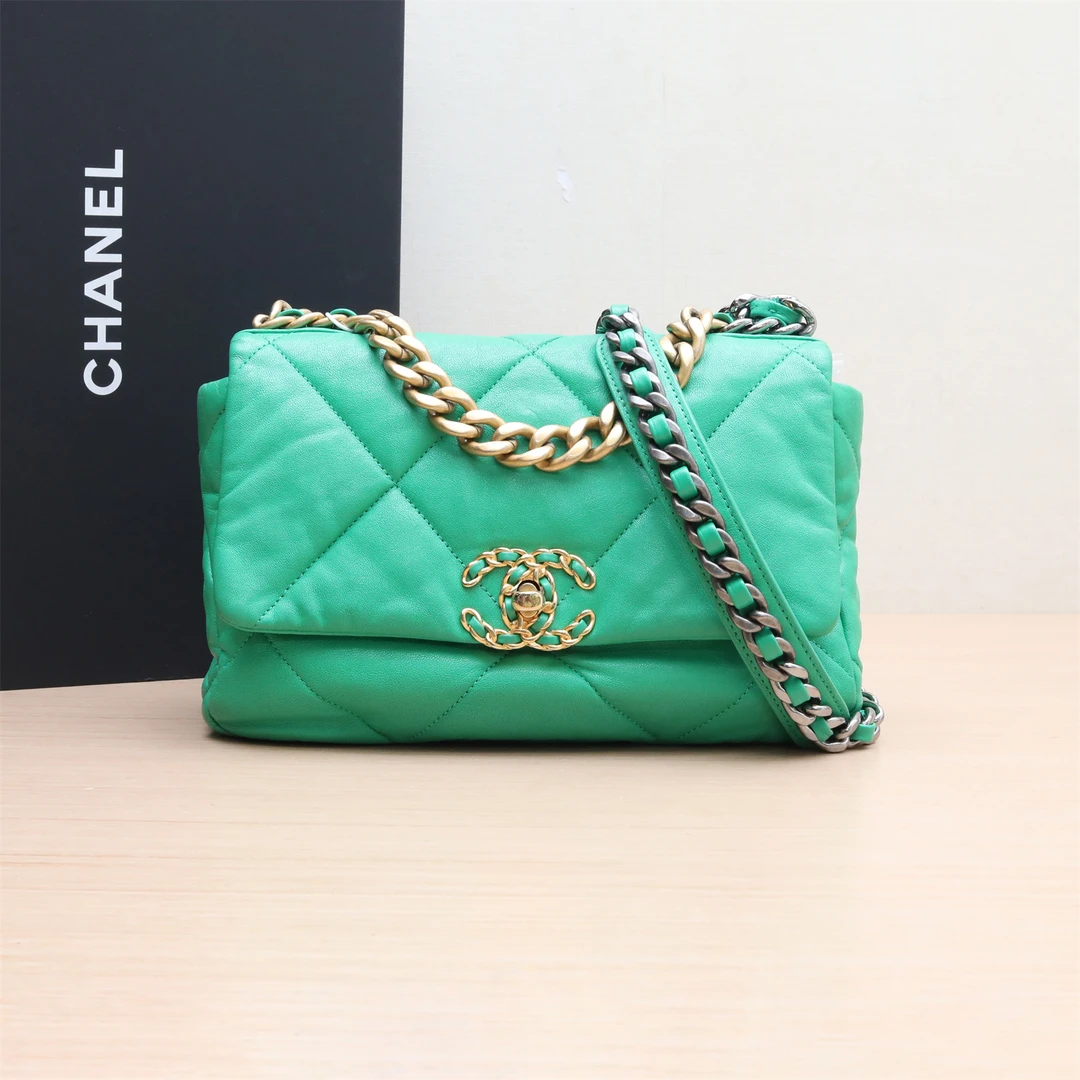 95新 Chanel/香奈儿 62209719BAG 口盖包 小号 单肩包