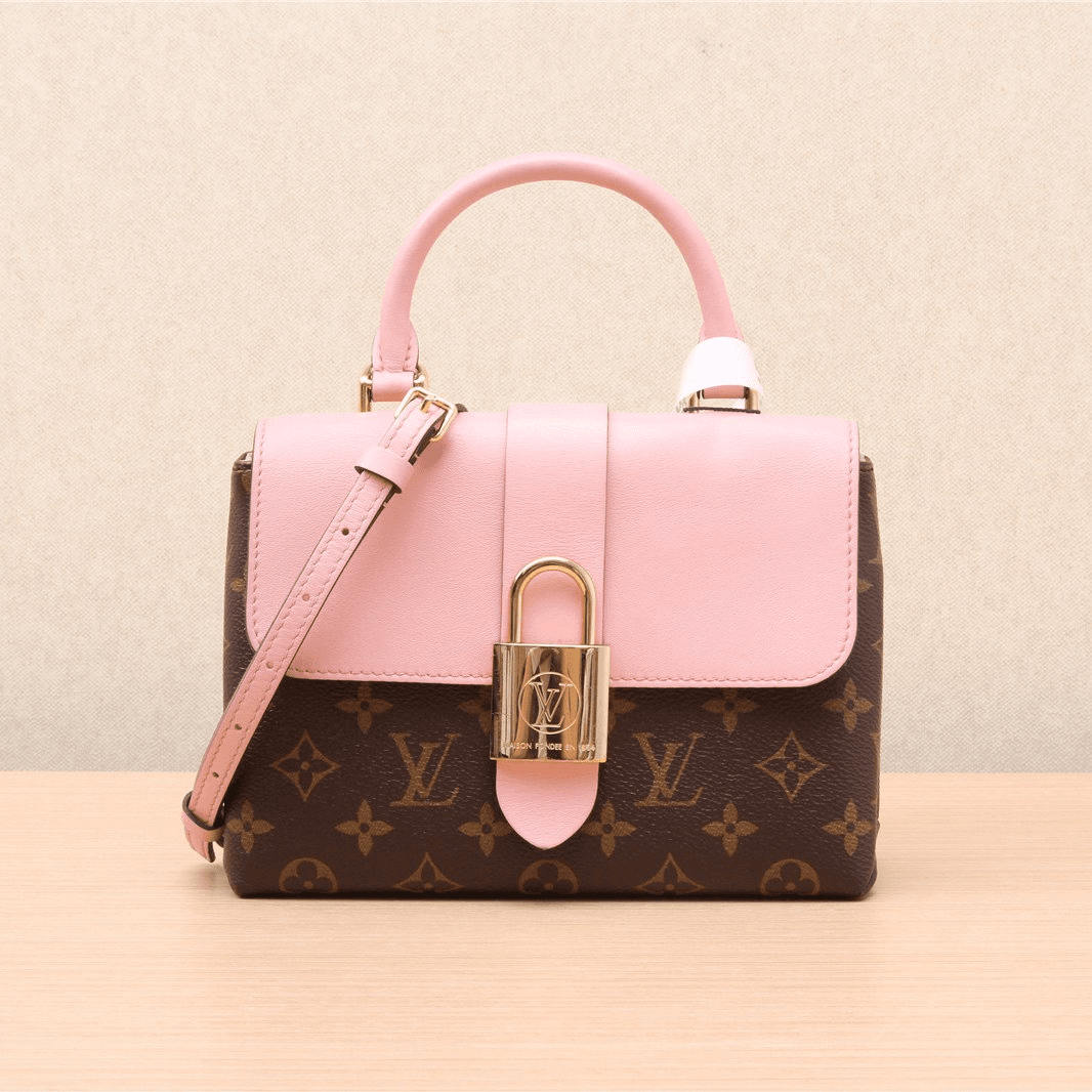 95新 LouisVuitton/路易威登 小花双双 294873 Locky BB 锁头包