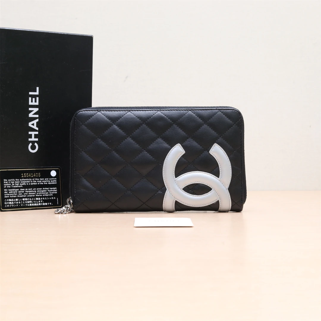 95新 Chanel/香奈儿 黑黑精选 P234348182康鹏 钱包 黑色
